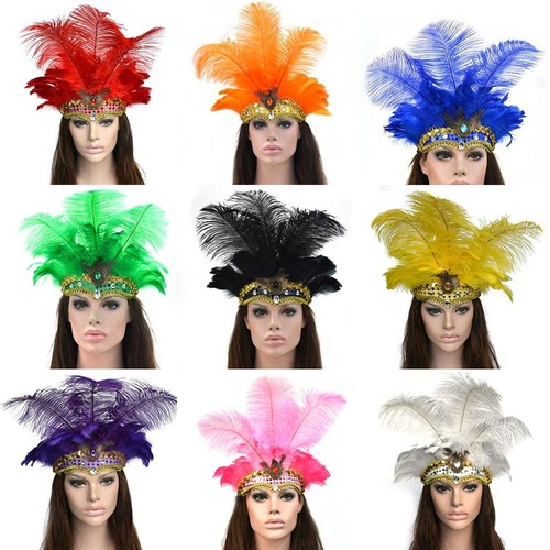 Indian peacock hair band - indian,
