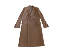 Maison Margiela Men's Camel Hair D/B Overcoat Size IT46