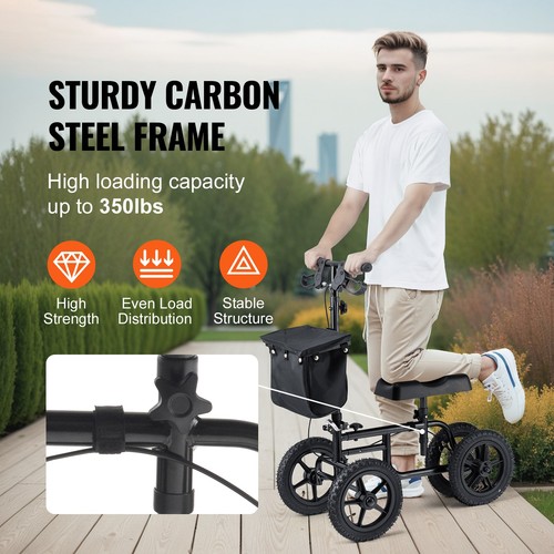 Folding knee scooter walker - knee,