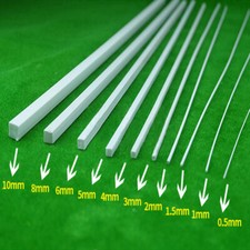 250mm Square Solid Rod Bar ABS