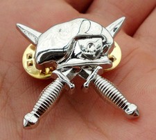 military US army special forces hat cap pin badge insignia silver-A2062