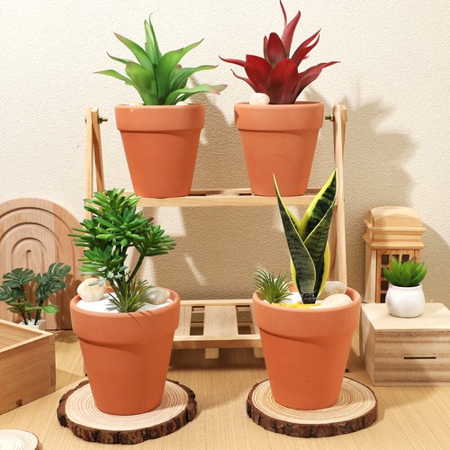 20pcs 8cm rustic terracotta - rustic,