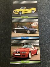 BMW M3 CONVERTIBLE / 840CI / Z3 ' BROCHURES ' x3 - ATLAS EDITIONS