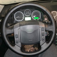 All black steering wheel - black,