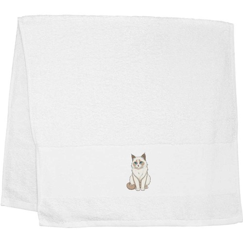 Birman cat hand - towel,