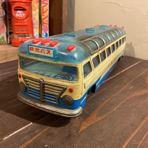 Aoshin tin toy - toy, bus