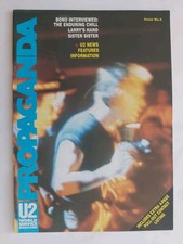 U2 PROPAGANDA FAN CLUB MAGAZINE ISSUE NO 4 1986