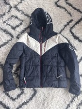 Navy and white superdry - superdry, puffer