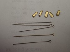 5 x 4mm Scale Make it Yourself Coal Shovels In Brass Narrow Long Blade