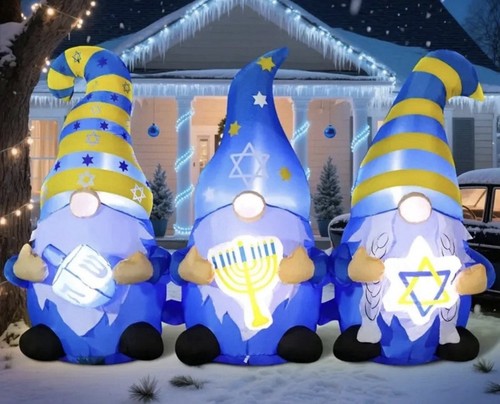 Hanukkah inflatable three - hanukkah,
