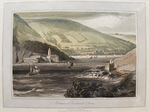 1825 antique aquatint - aquatint, print