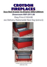 Stuv Red Drawer 600 x 1200mm Next Day, Nationwide Delivery Available
