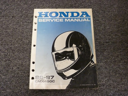 1986 1987 honda model cmx450c - 1986,