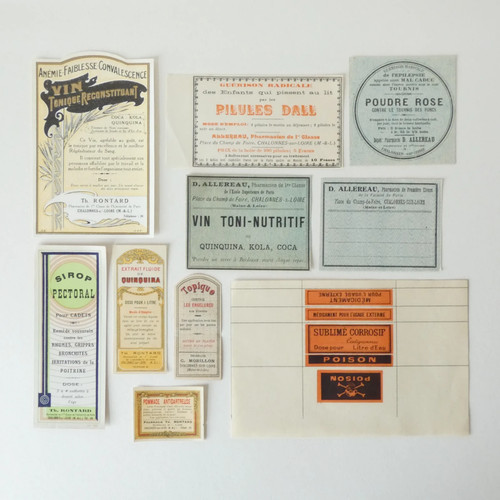Vintage french pharmacy - vintage,
