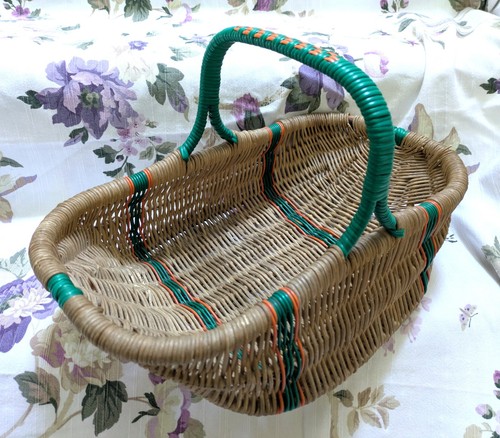 Vintage 1950s woven - woven, willow