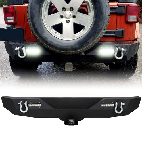 Rear steel bumper with - rear,