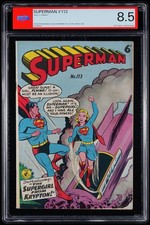 Superman #113 PSA 8.5 - UK/AUS Action Comics 252 - 1st App Supergirl Outside USA