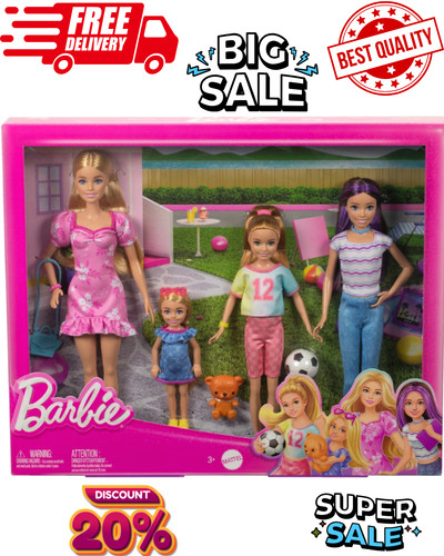 Barbie sisters dolls with - barbie,