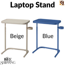IKEA  Adjustable Laptop Stand Portable Desk Table Monitor Holder Beige/Blue