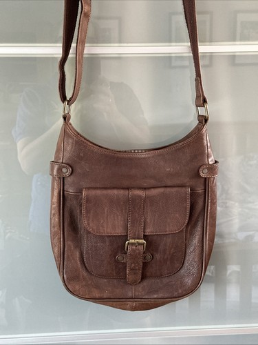 Fat face leather crossbody - fat, bag