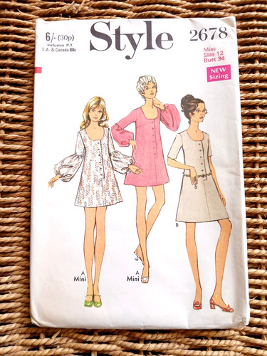 Vintage 1960s style sewing - vintage,