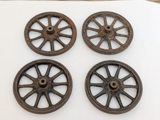4 x Meccano Black 3" Spoked