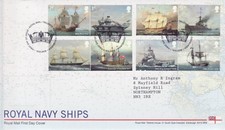 GB Stamps First Day Cover Royal Navy Ships, military, sailing, Victory SHS 2019