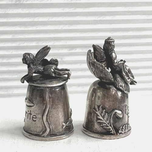 Vintage pewter fairy - vintage,