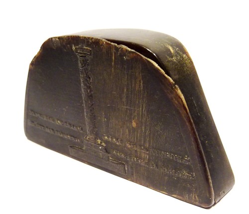 Bicorn box inscribed - inscribed, to