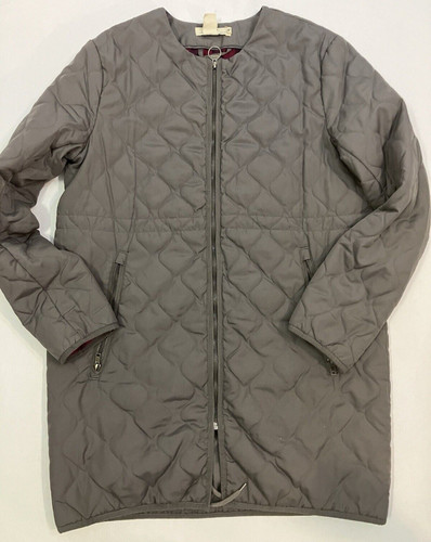 Logg quilted overcoat grey - logg,