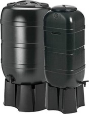 Strata 100L or 210L or 250L Outdoor Rainwater  Black Water Butt