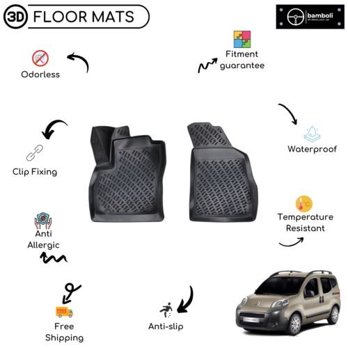 Custom molded rubber floor mat - molded,