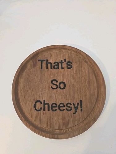 Wood cheese board engraved - board,