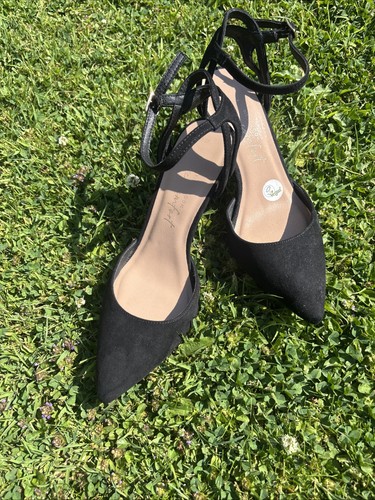New look black heeled - new,