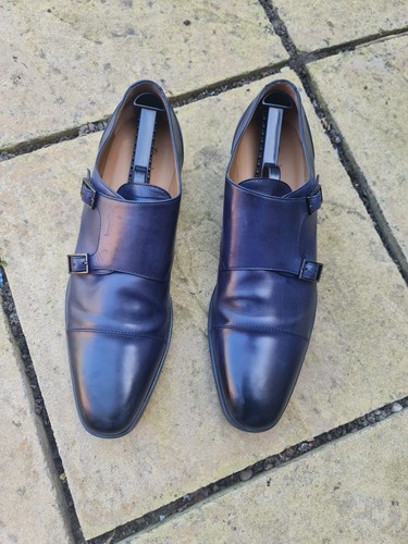 Hugo boss navy blue leather - boss,