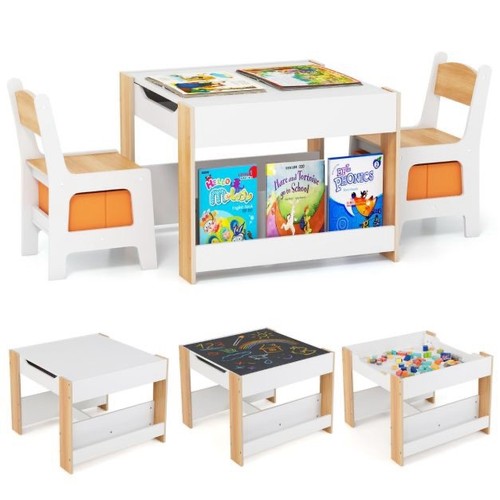 Kids table and chairs - 4, 1