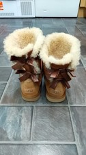 Chestnut Ugg Bailey Bow Boots Size 7