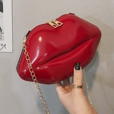 Lips Shaped Clutch Bag Women