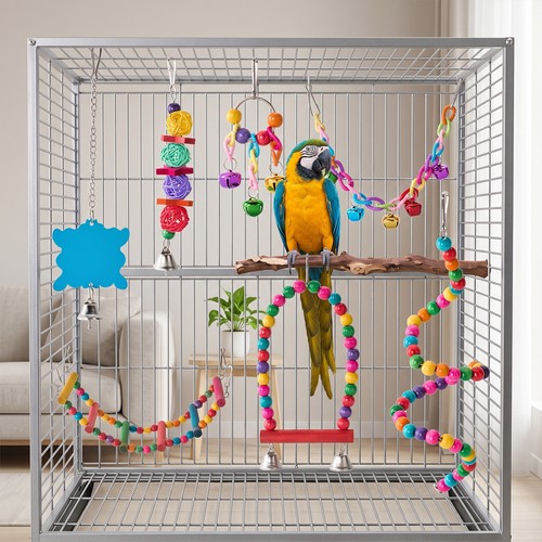 8pcs parrot toys metal - toys,
