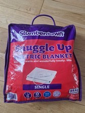 Slumberdown Snuggle Up Electric Blanket Single 124cm X 58cm Never Used
