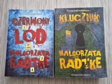 2 Polish Books Malgorzata Radtke Klucznik Czerwony Lod Kryminal Polskie Ksiazki