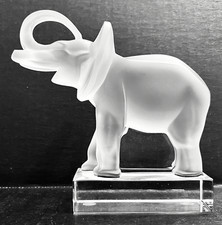 Lalique Elephant on Base