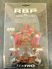 NOS TEKTRO RBP lightweight Cantilever Brakes Anodised Red Rare-Vintage MTB Parts