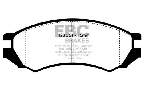 Ebc yellowstuff front brake - ebc,