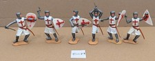 Timpo Crusader Knights  - With Weapons and Shields x 6
