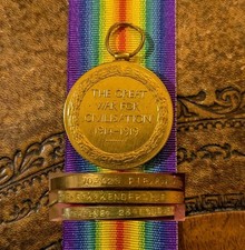 WW1 Victory Medal, 23rd London Regiment, Private R.K. Kenderdine, 703429