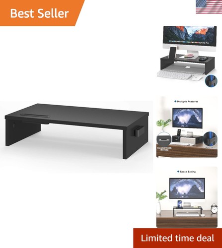 Wooden ergonomic monitor stand - ergonomic,