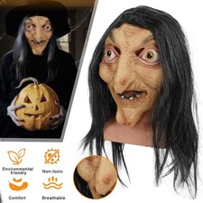Old Witch Mask Halloween Mask