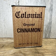 Vtg Colonial Kitchen Spice Tin