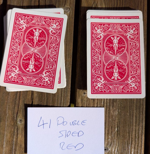 Double back red - red, rider